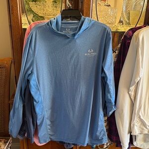Realtree Light Blue Performance Fishing Hoodie